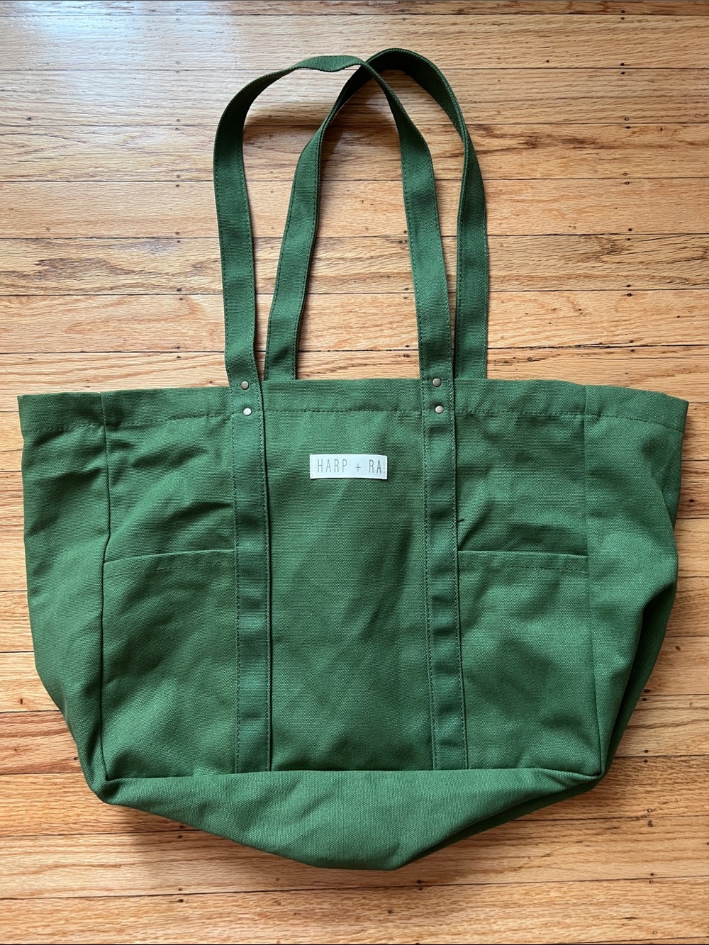 Harp + Ra Unstructured Extra Large Canvas Tote Bag